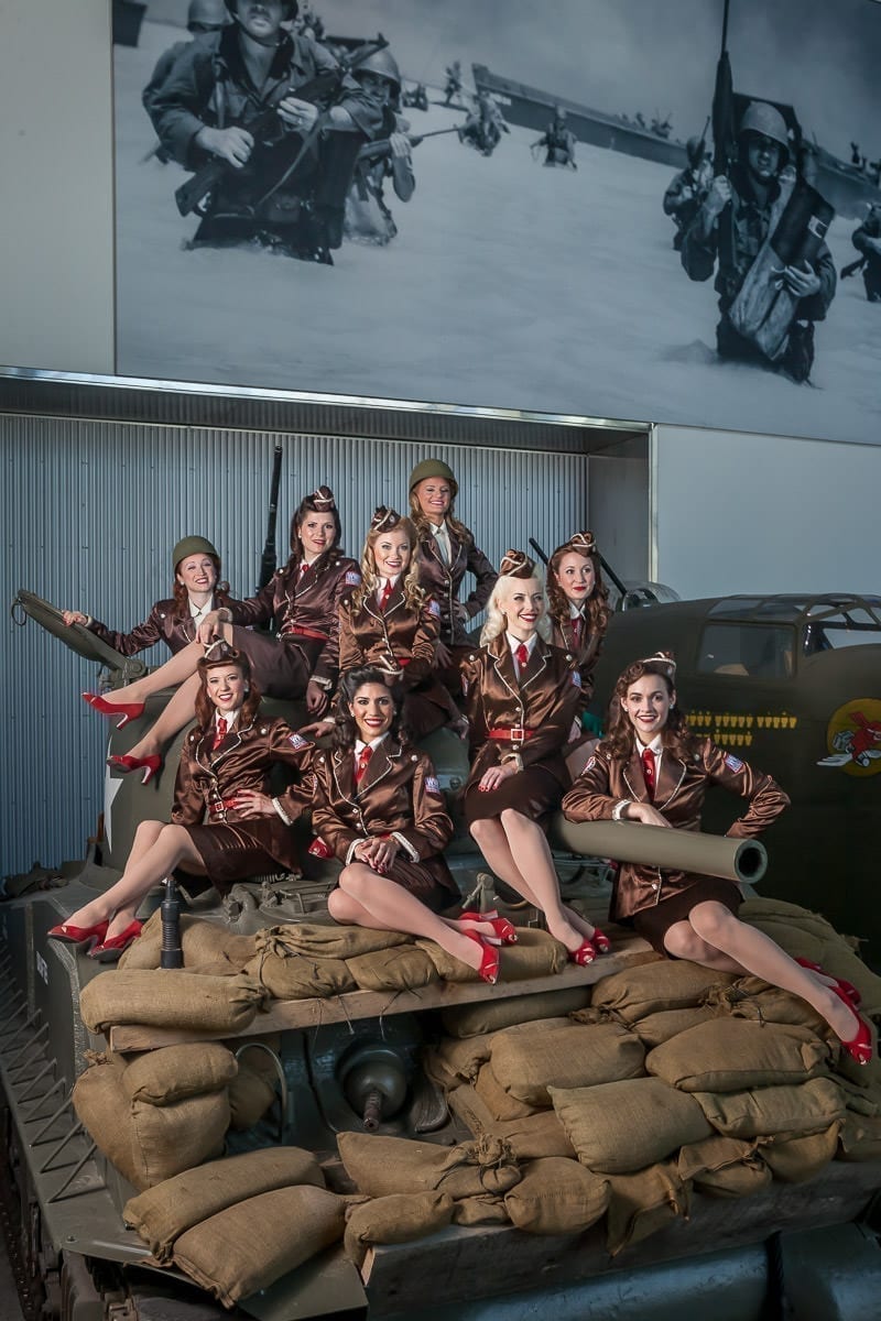 Commercial-Promotional-Photography-WWII-Museum-Victory-Belles-2-03 Commercial Photography - Promotions & Events - WWII Museum - Victory Belles - Palm Island Creative
