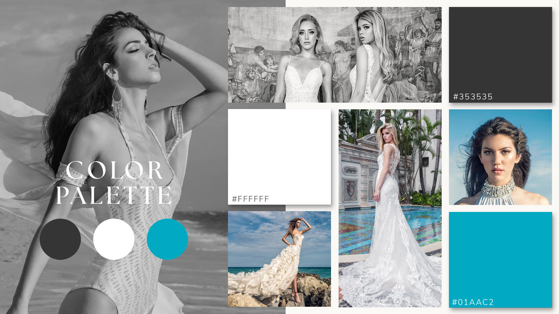 Color Palette - Brand Identity - Case Studies - Cassondra Luxury Hair - Palm Island Creative
