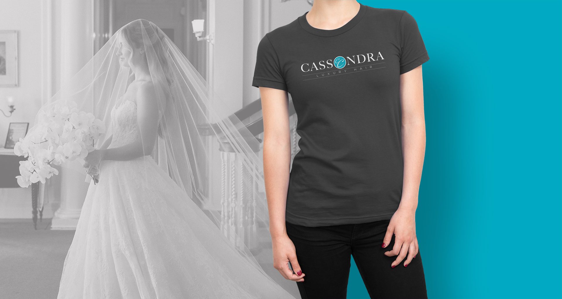 Print Design- Case Studies - Cassondra Luxury Hair - Palm Island Creative