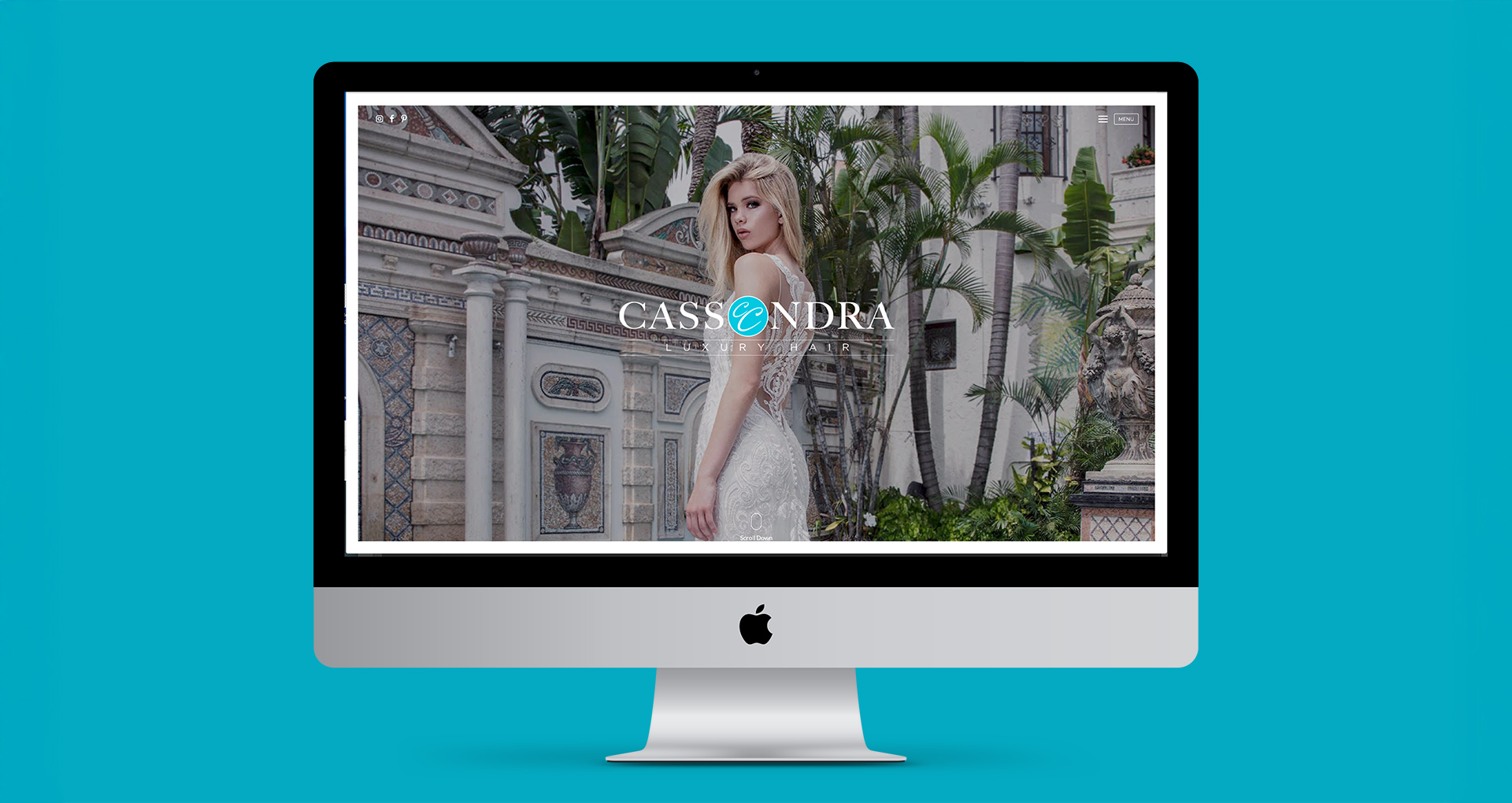 Defining An Elevated Luxury Hair Experience - Website Design- Case Studies - Cassondra Luxury Hair - Palm Island Creative