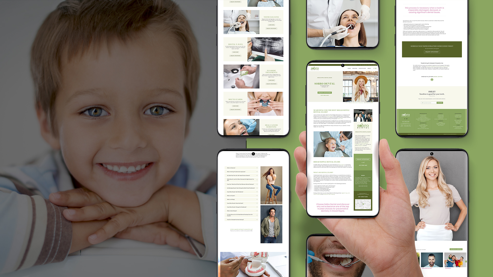 Website Design - Case Studies - Modern Dentistry Rooted In Community - SoBro Dental - Palm Island Creative