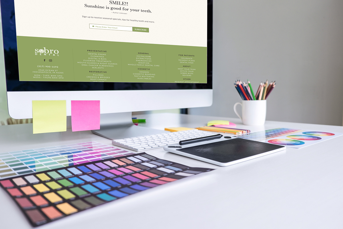 Visual Styling & Brand Alignment - Website Design - Palm Island Creative