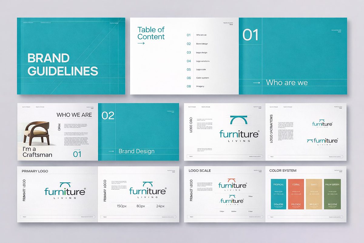Brand Style Guide - Brand Identity - Palm Island Creative