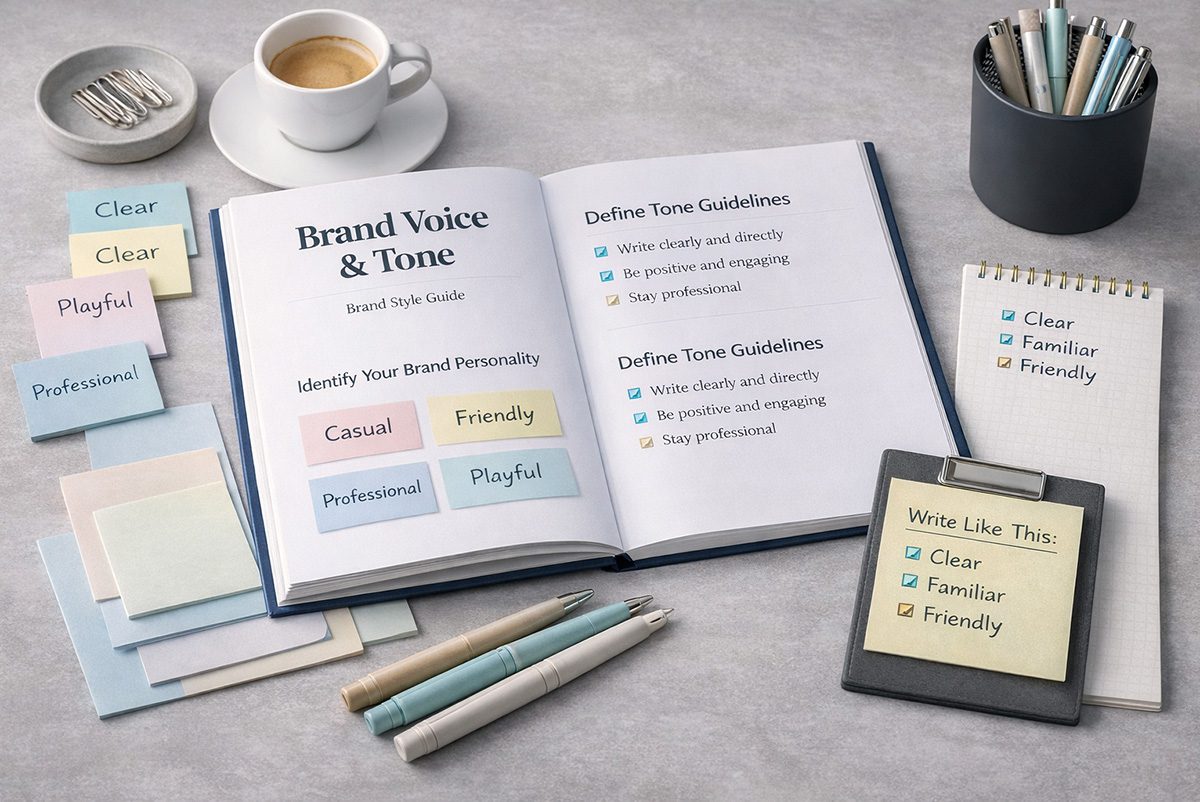 Brand Voice & Tone - Brand Identity - Palm Island Creative