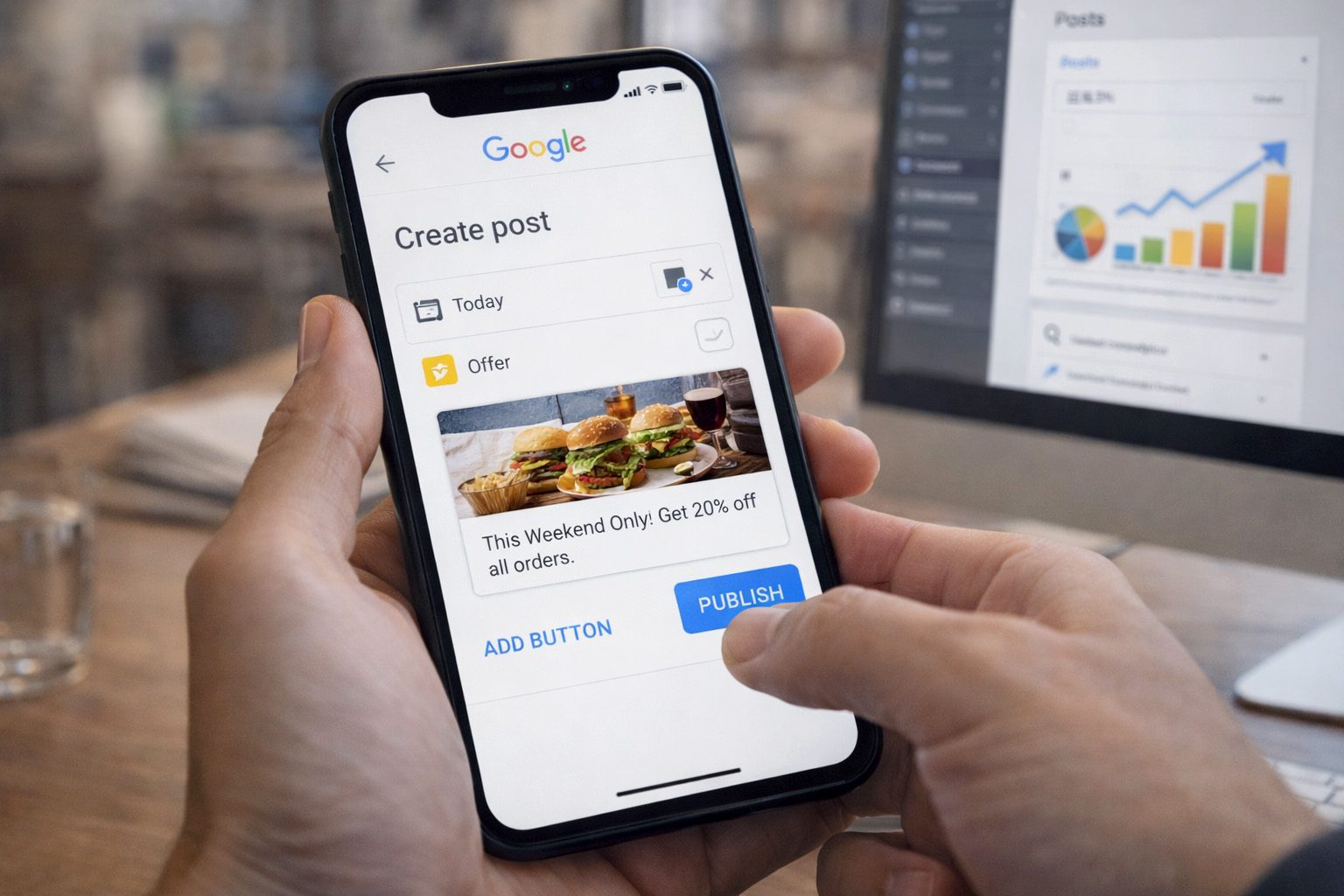 Content Engagement - Google Business Profile - Palm Island Creative