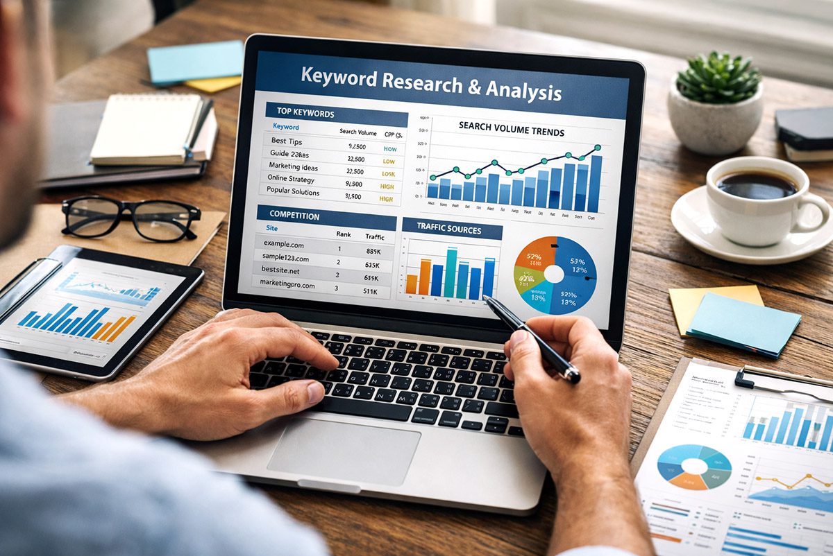 Keyword Research - SEO & AI Search - Palm Island Creative