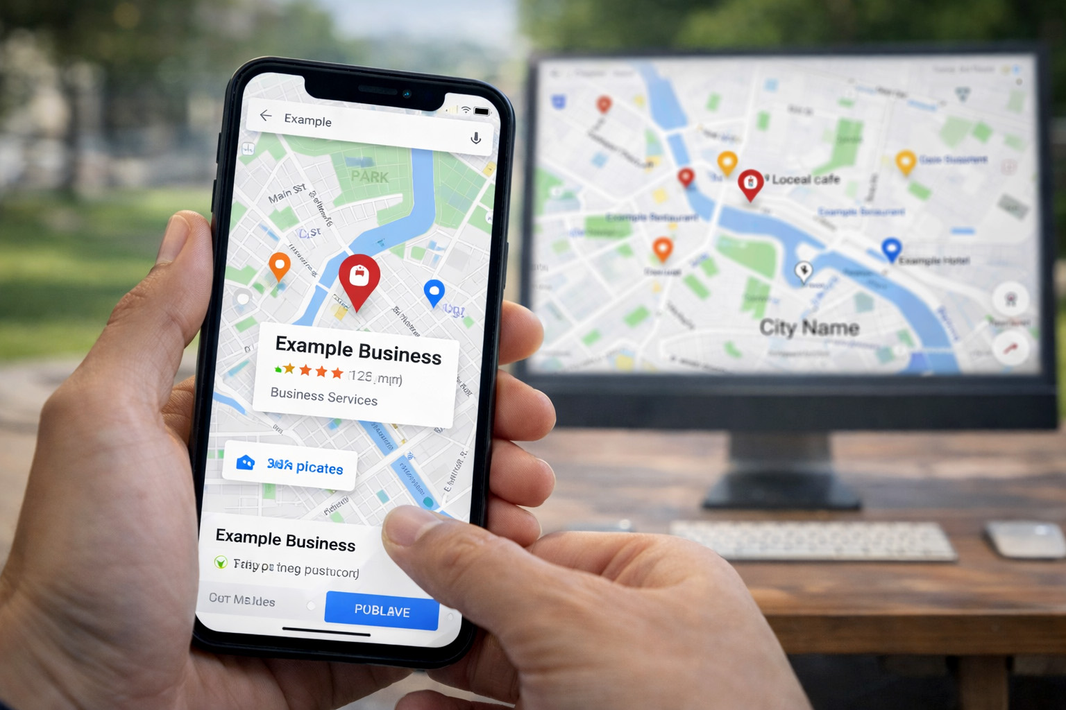 Local Search Enhancement - Google Business Profile - Palm Island Creative