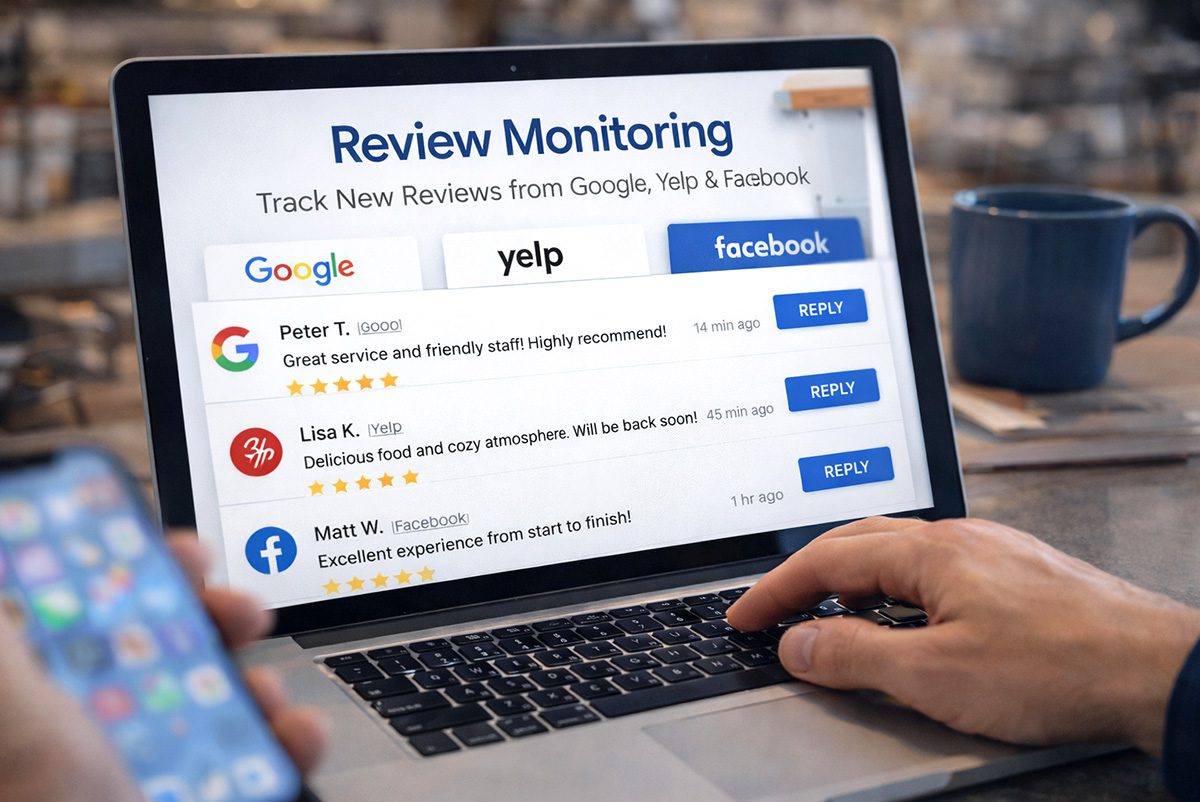 Review Monitoring - Review Management - Palm Island Creative