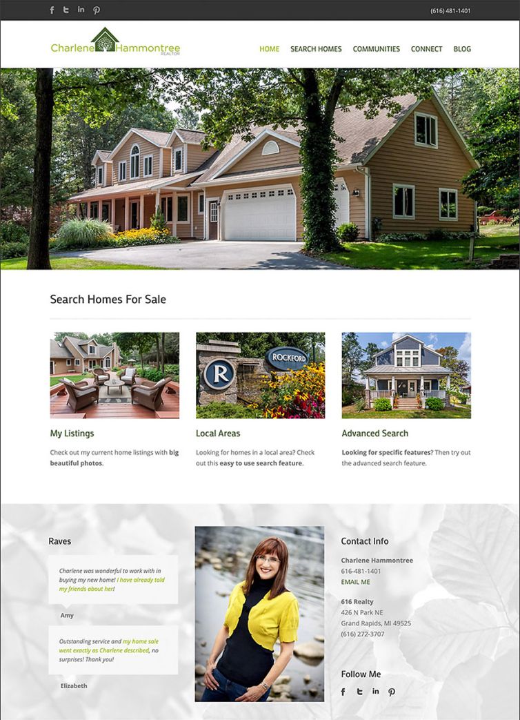 Website Design & Development - Design Portfolio - Palm Island Creative