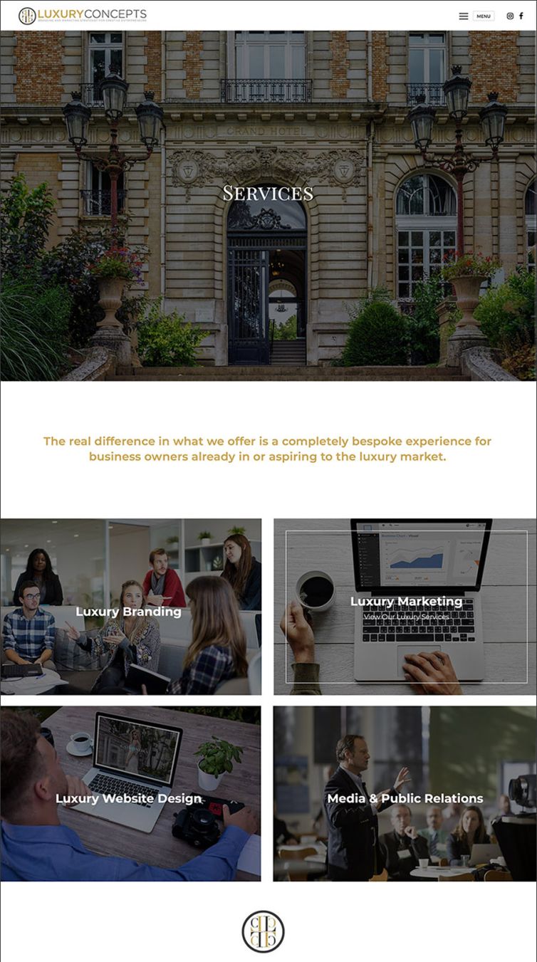 Website Design & Development - Design Portfolio - Palm Island Creative