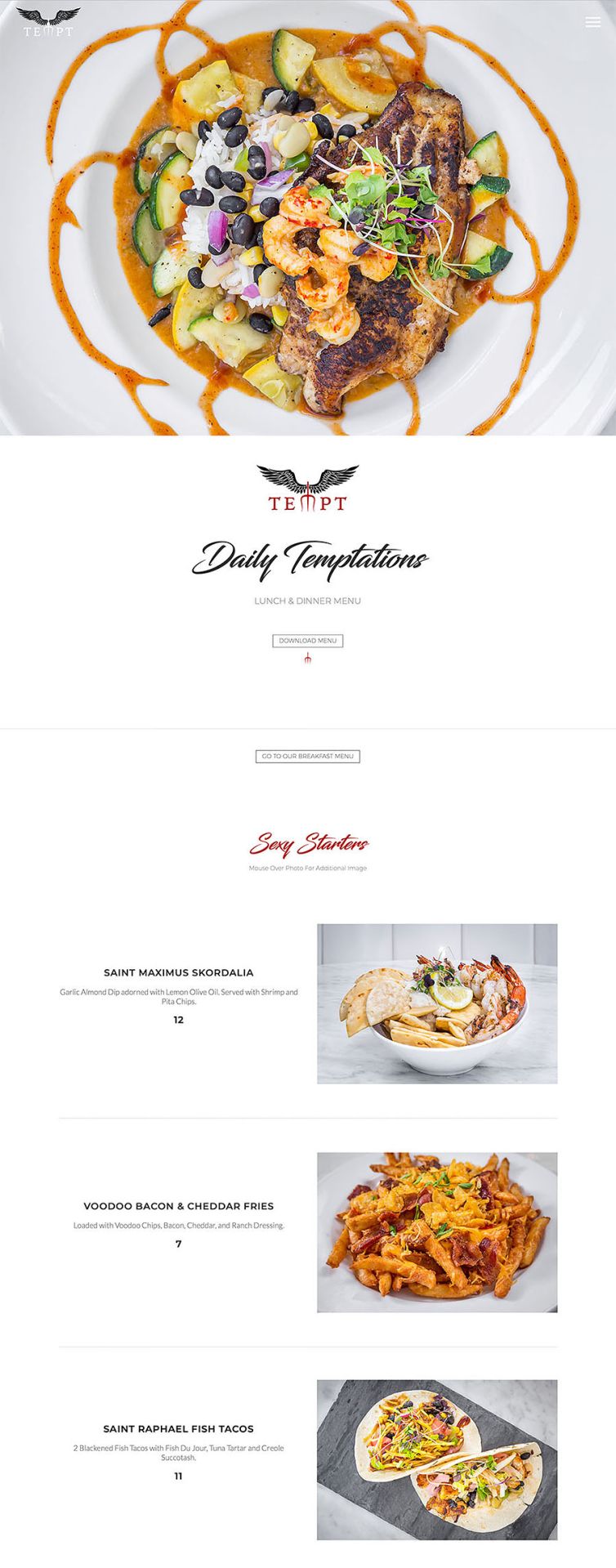 Website Design & Development - Design Portfolio - Palm Island Creative