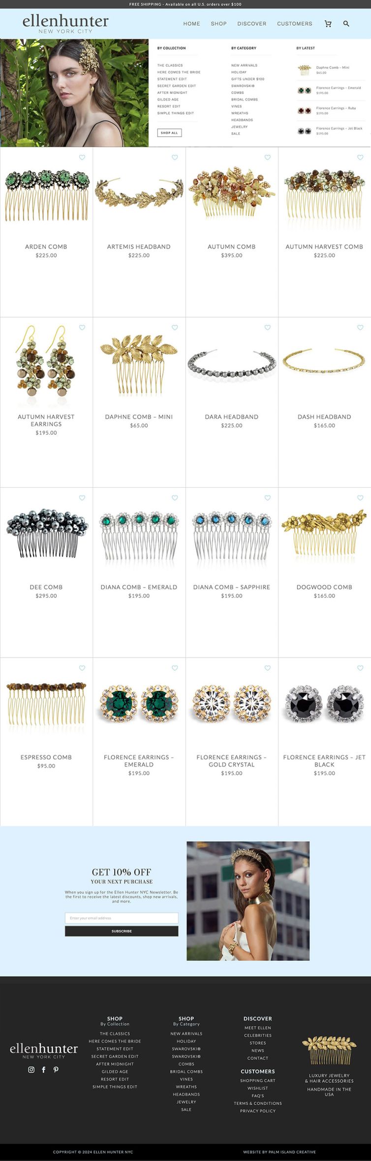 Website Design & Development - Design Portfolio - Palm Island Creative