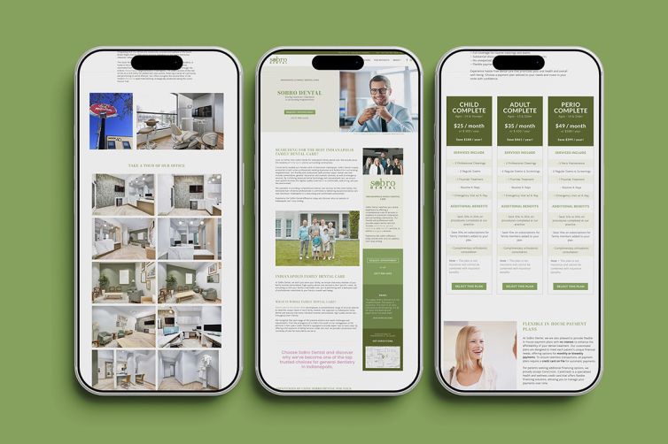 Website Design & Development - Design Portfolio - Palm Island Creative