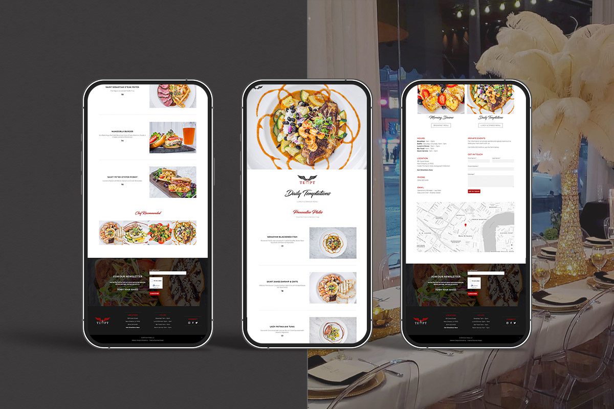 Largo Website Design for Small Businesses - Custom Website Design For Restaurants & Hospitality Businesses - Palm Island Creative